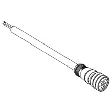 Molex-804000P03M020 null Cable Assembly Circular EU 2m 22AWG M12 Circular 4 POS F Micro-Change (M12)