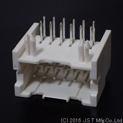 JST Manufacturing-S12B-XADSS-N (LF)(SN) Piastre connettori e prese PCB Conn Shrouded Header (4 Sides) HDR 12 POS 2.5mm Solder RA Thru-Hole Box