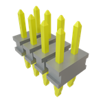 Conn Unshrouded Header HDR 8 POS 2mm Press Fit ST Thru-Hole Bulk