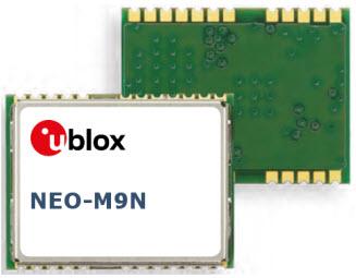 u-blox-NEO-M9N-00B GPS Receivers GPS Receiver 1575.42MHz 3.6V 24-Pin LCC