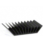 Heat Sink Passive ASIC Spread Adhesive Aluminum 4°C/W Black Anodized