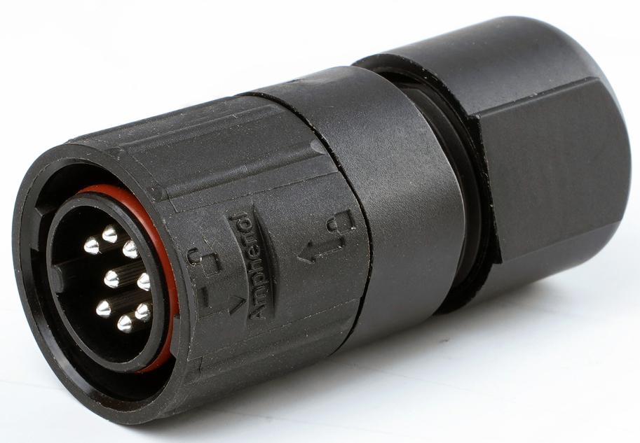 Amphenol-C09131H0121025U Connettore circolare Conn Circular PIN 12 POS Solder ST Cable Mount 12 Terminal 1 Port