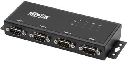 Eaton-U208-004-IND Schnittstellenmodule RS-422/RS-485 USB to Serial FTDI Adapter with COM Retention (USB-B to DB9 F/M), 4 Ports