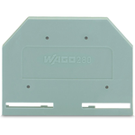 WAGO Kontakttechnik GmbH-280-301 Steckverbinderzubehör Connector Accessories End Plate/Intermediate Plate Straight Polyamide 6/6 Gray Box
