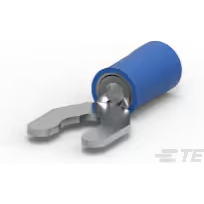 TE Connectivity-52937 Steckverbinderanschlüsse Spring Spade Terminal 14-16AWG Phosphor Bronze Blue 23.06mm Tin Loose