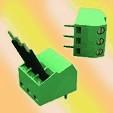 Amphenol-20020314-C061B01LF Connector Terminal Blocks Conn Terminal Block 6 POS 3.5mm Solder 45° Thru-Hole 10A Box