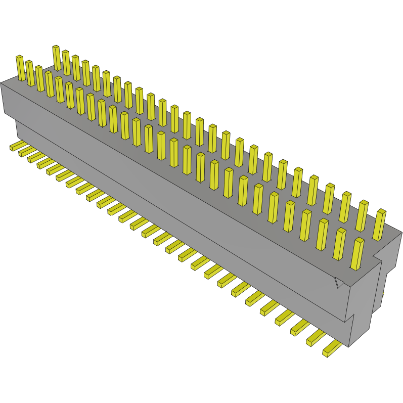 Samtec-BKT-153-05-L-V-A Cabezales del conector y receptáculos PCB Conn Unshrouded Header HDR 53 POS 1mm Solder ST SMD Tube