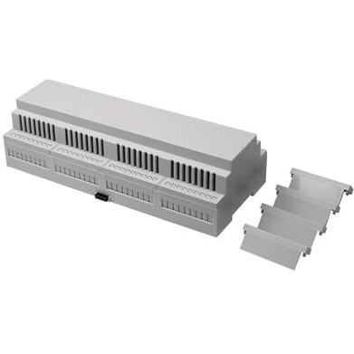 CamdenBoss Ltd-CNMB/12V/KIT  Light Gray Polycarbonate DIN Rail Enclosure