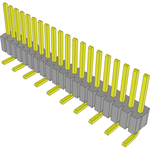 Conn Unshrouded Header HDR 20 POS 1.27mm Solder ST Top Entry SMD Tube