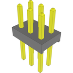 Conn Unshrouded Header HDR 6 POS 2mm Solder ST Top Entry Thru-Hole Bulk