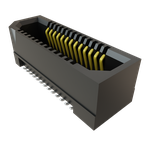 Conn Micro High Speed Socket Strip SKT 26 POS 0.8mm Solder ST Top Entry SMD T/R