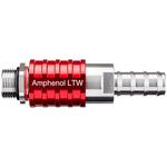 Amphenol-SQD08-SBEN-PAGM-RD001 热量管理配件 Thrml Mgmt Access Liquid Cooling Socket Red Staniless Steel