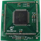 Microchip Technology-MA180020 Herramientas y kits de desarrollo PIC18F87J11 Microcontroller Socket Board