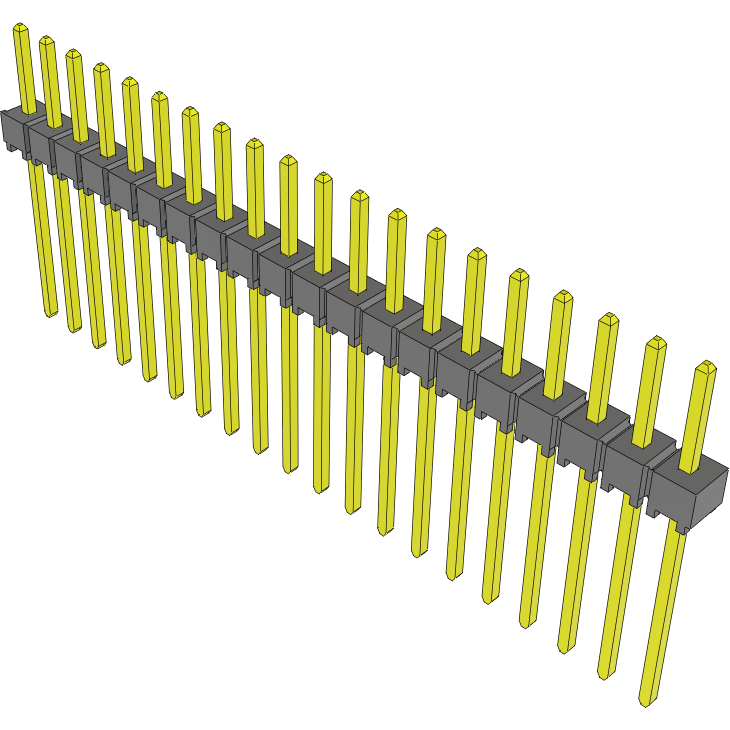 Samtec-TSW-120-10-G-S Connector Headers and PCB Receptacles Conn Unshrouded Header HDR 20 POS 2.54mm Solder ST Top Entry Thru-Hole Bulk