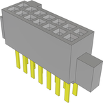 Conn Socket Strip SKT 14 POS 1.27mm Solder ST Thru-Hole Tube