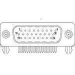 Conn D-Sub M 62 POS 1.98mm Solder RA Thru-Hole 62 Terminal 1 Port Carton