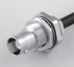 Radiall-R141323000W RF-Steckverbinder Conn BNC 0Hz to 4GHz 50Ohm Clamp ST Panel Mount F Gold