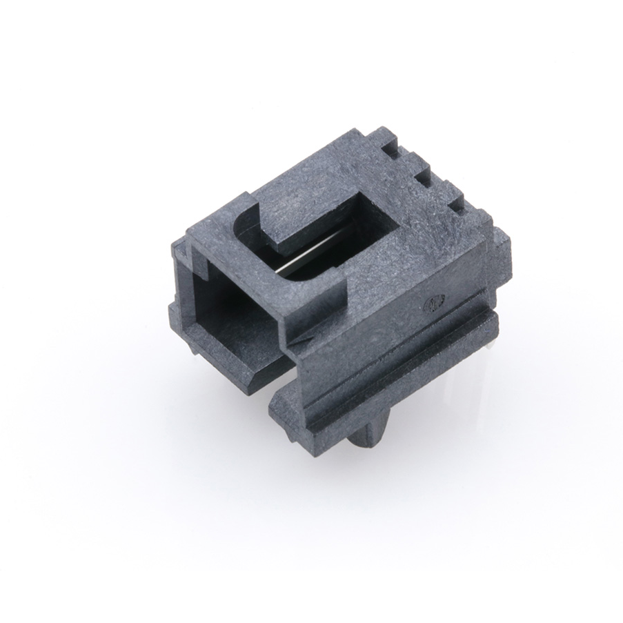 Molex-1719750003 Connector Headers and PCB Receptacles Conn Shrouded Header (4 Sides) HDR 3 POS 2.54mm Solder RA Thru-Hole Tube