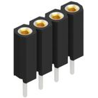 Fischer Elektronik-BL 5 04 Piastre connettori e prese PCB Conn Socket Strip SKT 4 POS 2.54mm Solder ST Top Entry Thru-Hole