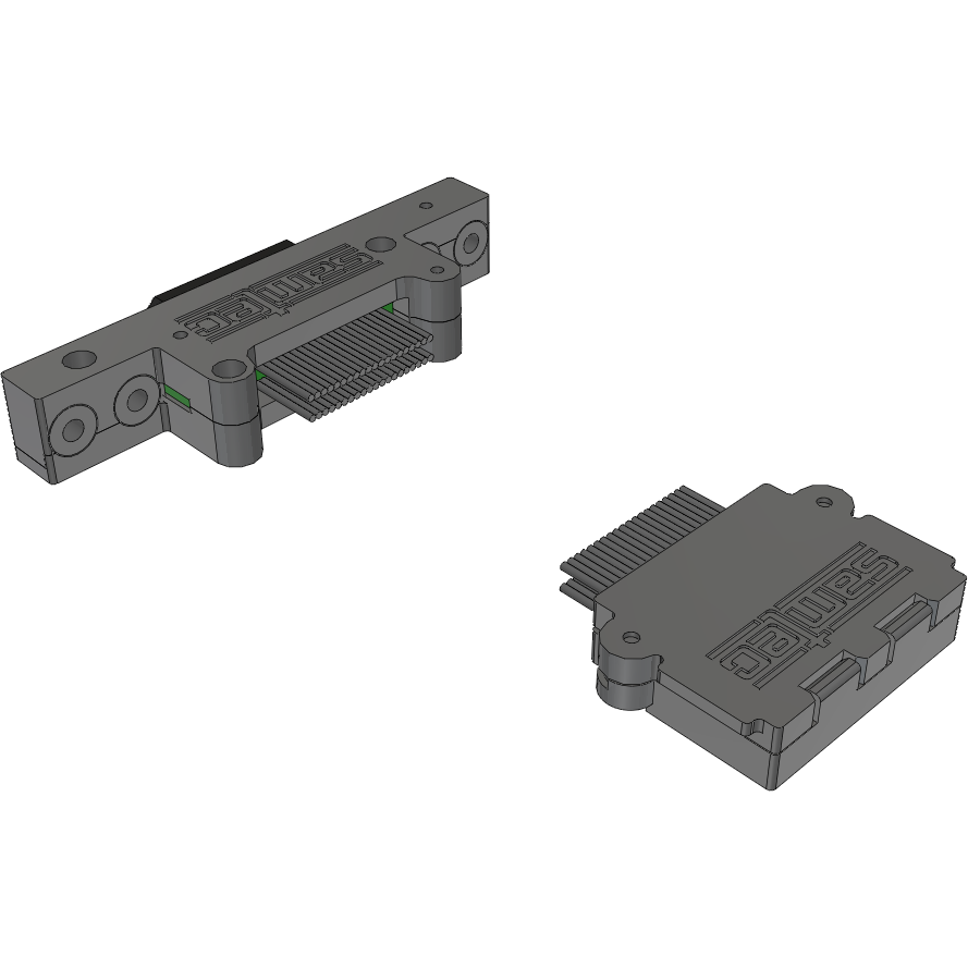Samtec-EQCD-020-06.00-TPU-TBL-1 Kabelbaugruppen Koaxial 0.8mm Coaxial Cable Assembly, 20 Pos