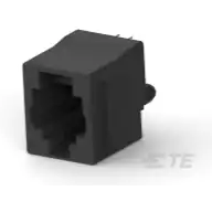 TE Connectivity-5520258-2 Steckverbinder, Telefon und Telekommunikation Conn RJ-14 F 6 POS 1.27mm Solder ST Thru-Hole 4 Terminal 1 Port Cat 3 Box/Tray