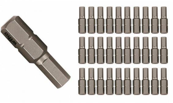 Wiha Tools USA-72503 Tools Other Hex Inch Contractor Grade Insert Bits 5/64in x 25mm (30 Piece Bulk Pack)