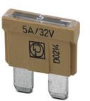 PHOENIX CONTACT-SI FORM C 5 A DIN 72581 Sicherungen Fuse Class C 5A 32V Socket Flat 19 X 5 X 13mm