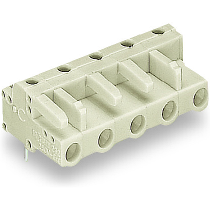 WAGO-722-840 Blocchi terminali connettore Conn PC Terminal Block F 10 POS 7.5mm Solder RA Thru-Hole 15A Box
