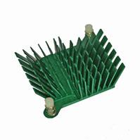 Advanced Thermal Solutions-ATS-1039-C2-R0 Kühlkörper Heat Sink Passive Spread Push Pin Aluminum 3.3°C/W Green Anodized