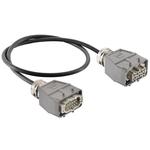 Copper cable (round) Pre-assembled on both sides Cable length 1 m