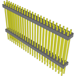 Conn Board Stacker HDR 48 POS 2.54mm Solder ST Top Entry Thru-Hole Bulk