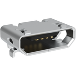 Amphenol Communications Solutions-GMCB05321124CEU Connector USB Conn Micro USB Type B RCP 5 POS 0.65mm Solder RA SMD 5 Terminal 1 Port T/R