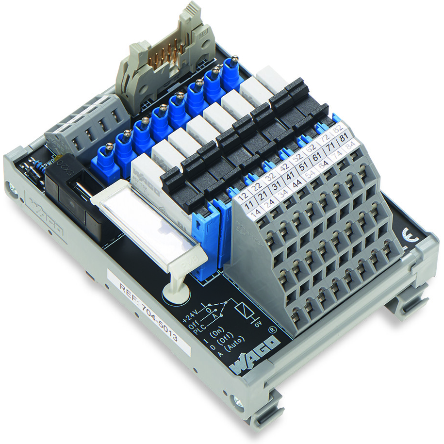 WAGO-704-5013 null Switching relay module, for DIN 35 rail