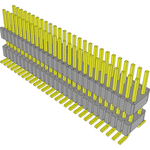 Conn Board Stacker HDR 54 POS 1.27mm Solder ST SMD Tube