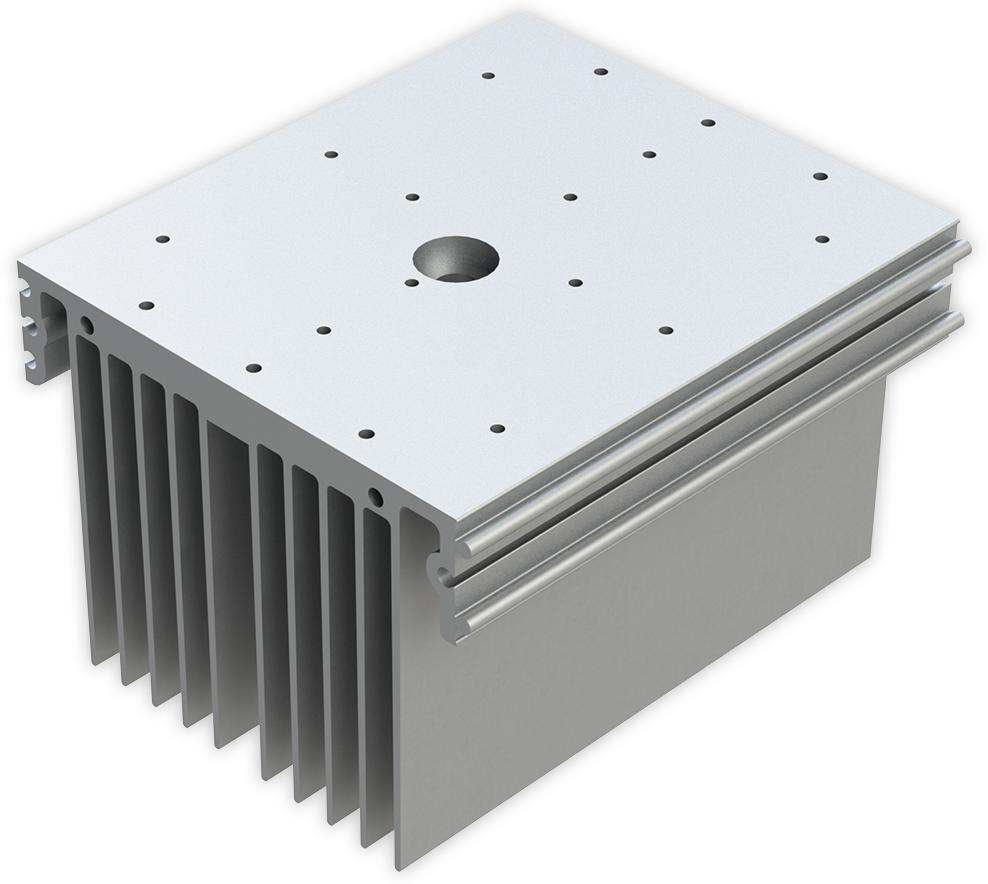 NewEnergy LLC-ONAH-0504-02 Dissipateur thermique Heat Sink Passive Extruded Aluminum