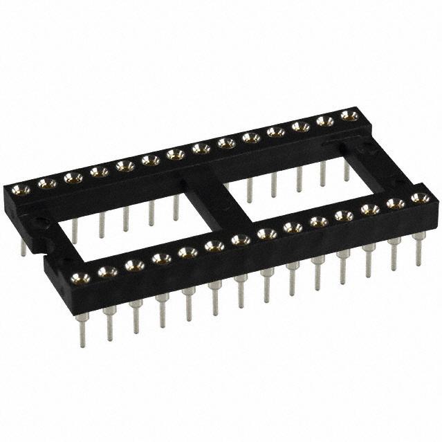 CnC Tech, LLC-210-1-28-006 Prise de raccordement Conn IC Socket SKT 28 POS 2.54mm Solder ST Thru-Hole