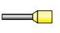 Altech Corporation-2203.0/100 Steckverbinderanschlüsse Ferrules Terminal 18AWG Copper Yellow 14mm Tin