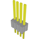 Conn Unshrouded Header HDR 4 POS 1.27mm Solder ST Top Entry Thru-Hole Layer