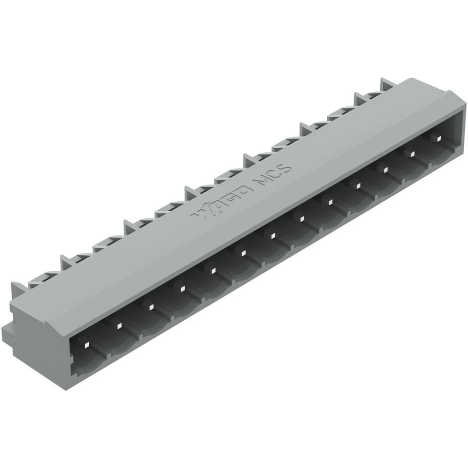 WAGO-231-473/001-000 Steckverbinderleisten und Leiterplattenbuchsen THT Male Header, 1.2 x 1.2 mm solder pin, angled, Pin spacing 5 mm, 13-pole