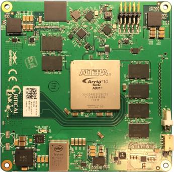 Critical Link-A10S-P8-X5E-RI-SA Système sur modules - SOM Arria 10 SoC module, 270KLE, 6GB DDR4, industrial temp