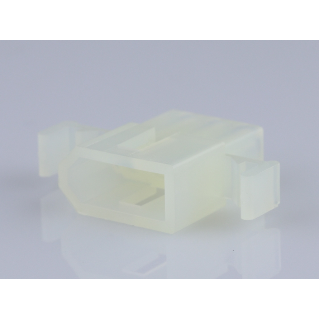 Molex-0003062031 Carcaza de cables discretos de conector Conn Housing PL 3Power POS 3.68mm Crimp ST Panel Mount Natural Bag