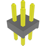 Conn Unshrouded Header HDR 4 POS 2mm Solder ST Top Entry Thru-Hole Bulk