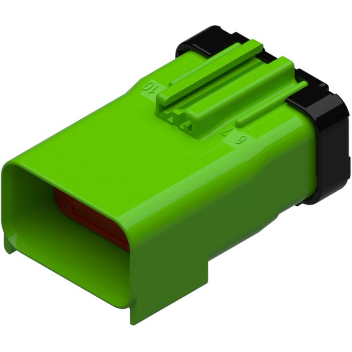 Delphi-33500118 Gaine de câblage de raccordement discret 10 Way Male APEX 2.8 Sealed Connector Green