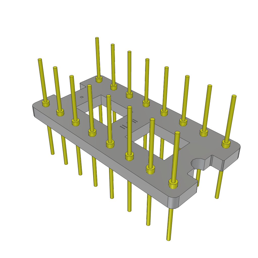 Samtec-APO-316-T-A 插座连接器 Conn DIP Adapter HDR 16 POS 2.54mm ST Thru-Hole Bulk