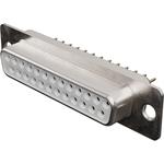 Conn D-Sub F 25 POS 1.37mm Solder ST Thru-Hole 25 Terminal 1 Port Carton