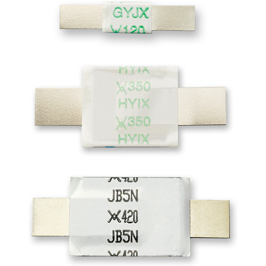 Littelfuse-SRP120SF Fusible reprogramable PTC PTC Resettable Fuse 1.2A(hold) 2.7A(trip) 15V 100A 1.2W 5s 0.085Ohm SMD Solder Pad 22.1 X 5.2 X 1mm