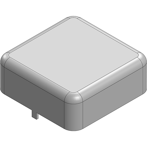 Masach Tech-MS135-20S null 13.5 x 13.5 x 5mm One-piece Drawn-Seamless RF Shield/EMI Shield (CRS)