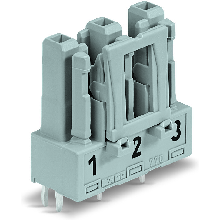 WAGO-770-843 Connector Terminal Blocks Conn PC Terminal Block F 3 POS 10mm Solder ST Thru-Hole 25A Box