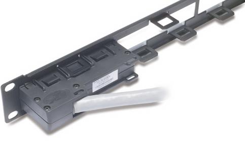 American Power Conversion-AR8451 其他电缆组件 DATA DISTRIBUTION 1U PANEL, HOLDS 4 EACH DATA DISTRIBUTION CABLES FOR A TOTAL OF 24 PORTS