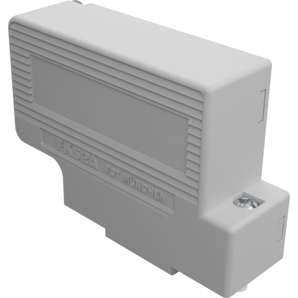 Molex-1731110343 Schrumpfbalgenadapter Hood 90° 2 Shell Size Nickel Acrylonitrile Butadiene Styrene/Polycarbonate Screw Lock FCT Products